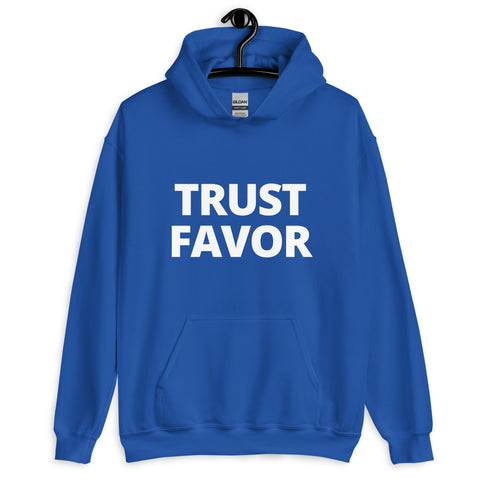 Trust Favor Signature Hoodie - Royal & White