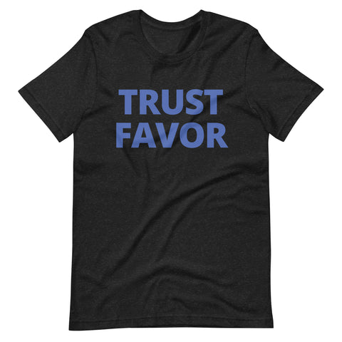 Trust Favor Signature Tee - Royal Blue Black