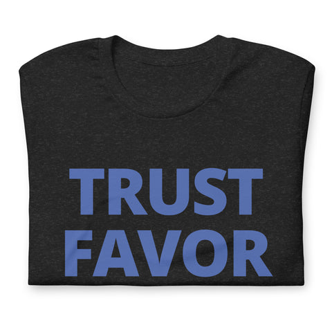Trust Favor Signature Tee - Royal Blue Black