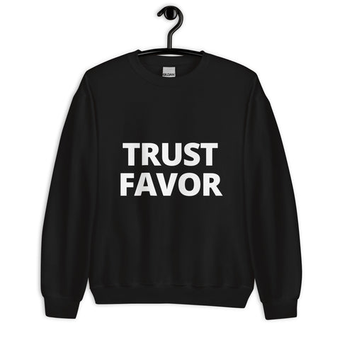 Trust Favor Signature Sweatshirt - Black