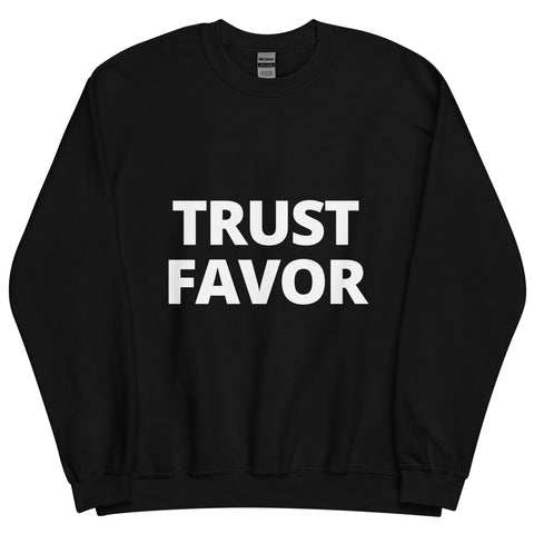 Trust Favor Signature Sweatshirt - Black
