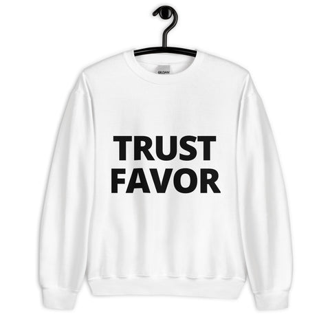 Trust Favor Signature Sweatshirt - White