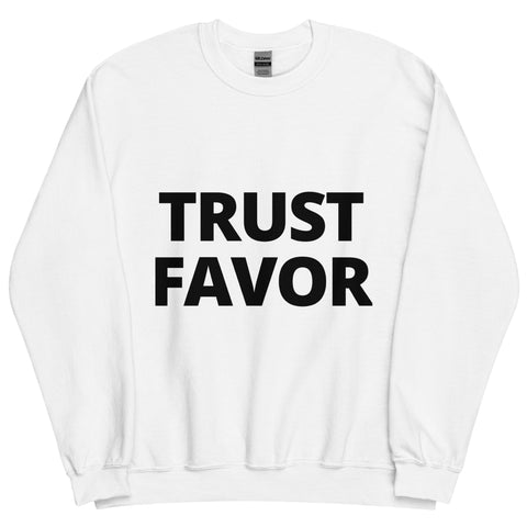 Trust Favor Signature Sweatshirt - White