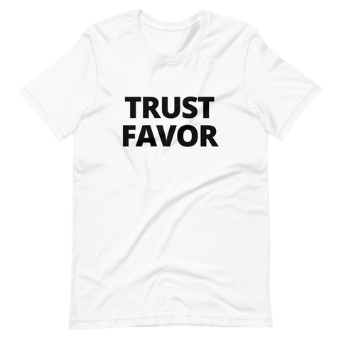 Trust Favor Signature Tee - White