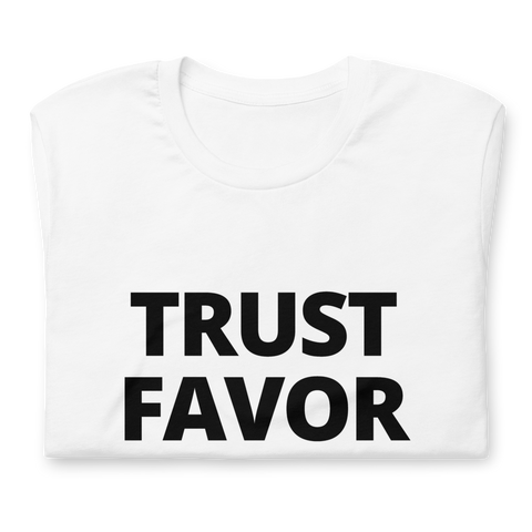 Trust Favor Signature Tee - White